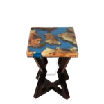 epoxy side table