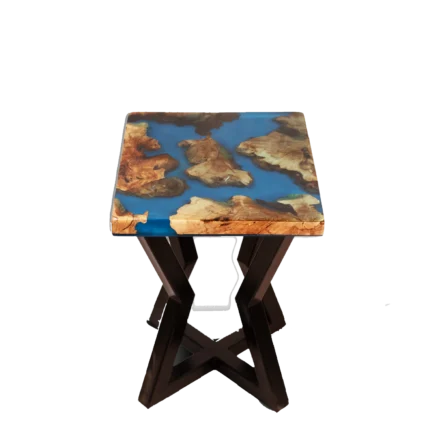 epoxy side table