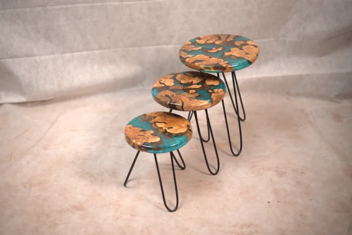 furniture epoxy dinning root side center table resin natural wood live edge bohemian antiqus طاولات ايبوكسي جذور وسط جانبيه سفره اثاث خشب طبيعي انتيكه بوهيمي