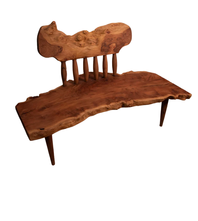 live edge bench